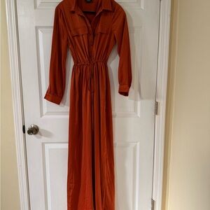 Elegant Rust jumpsuit